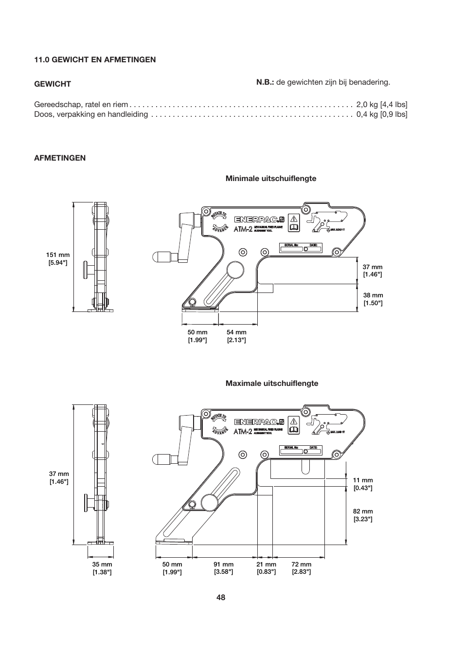 Enerpac ATM-2 User Manual | Page 48 / 92