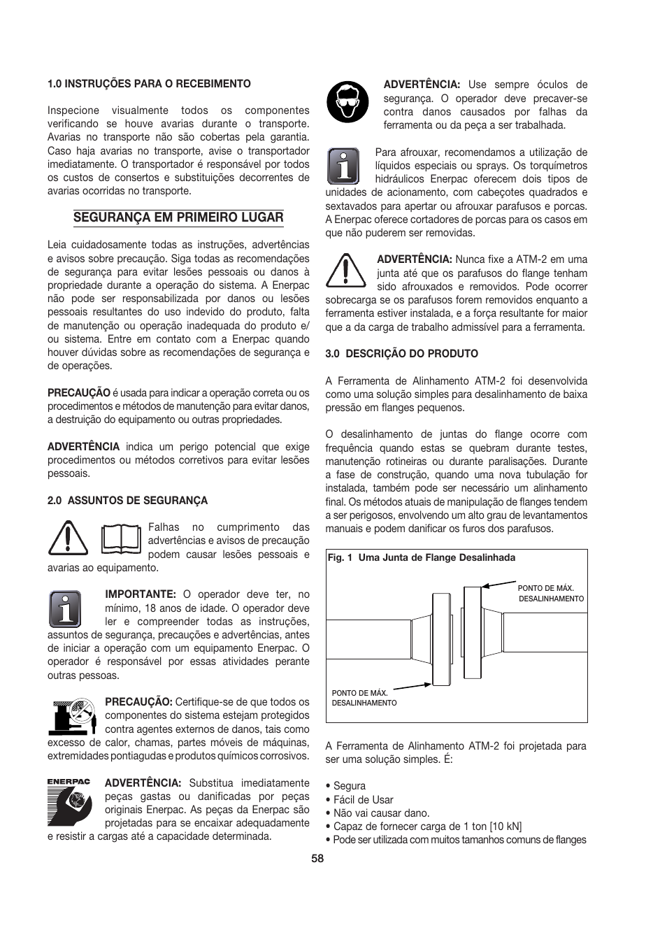 Enerpac ATM-2 User Manual | Page 58 / 92