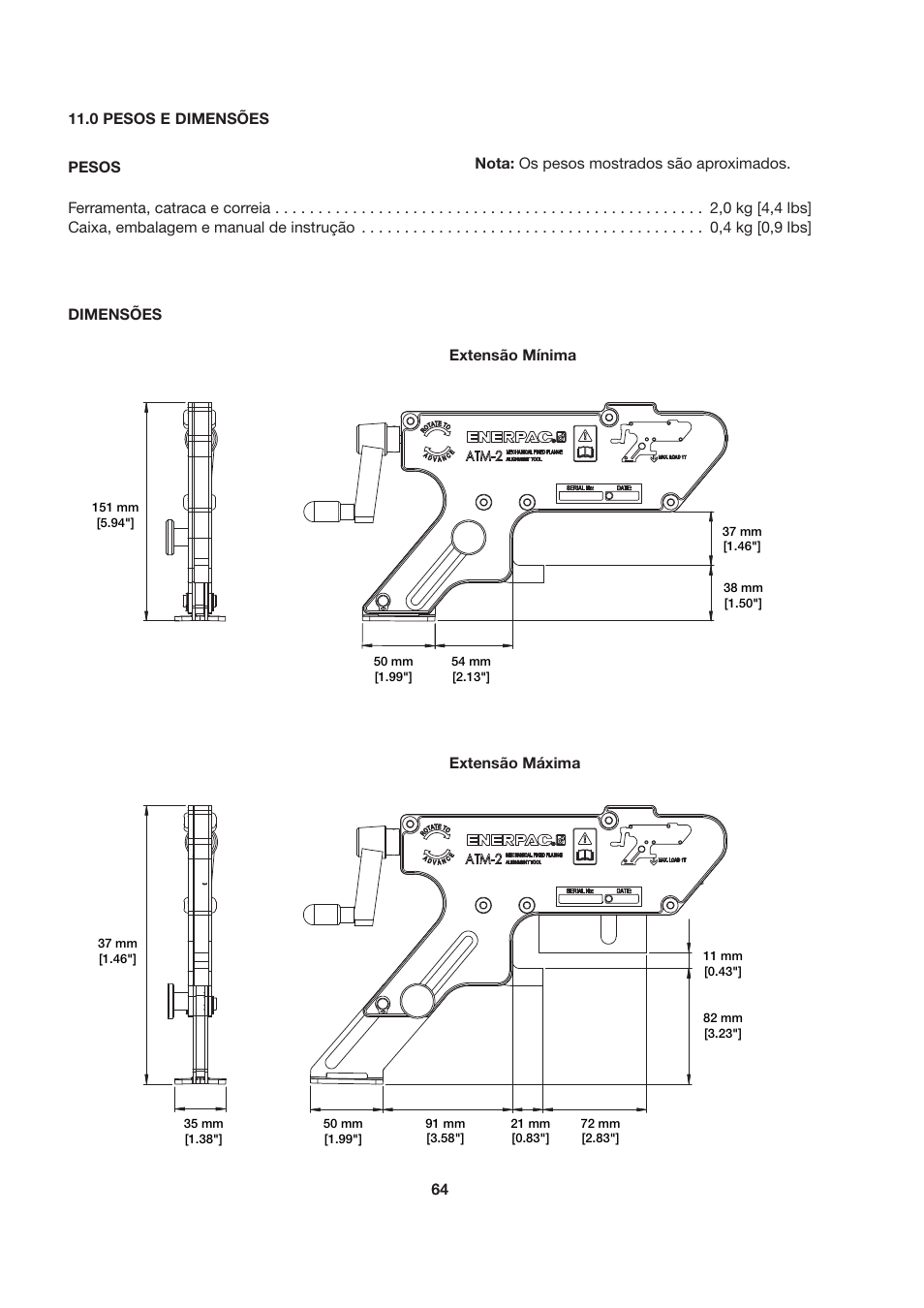 Enerpac ATM-2 User Manual | Page 64 / 92