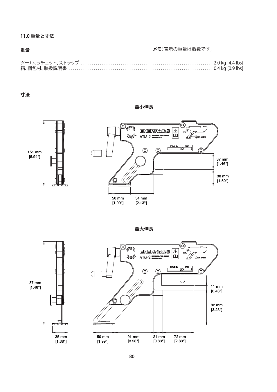 Enerpac ATM-2 User Manual | Page 80 / 92