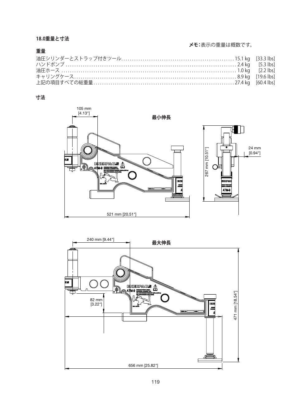 Enerpac ATM-9 User Manual | Page 119 / 136