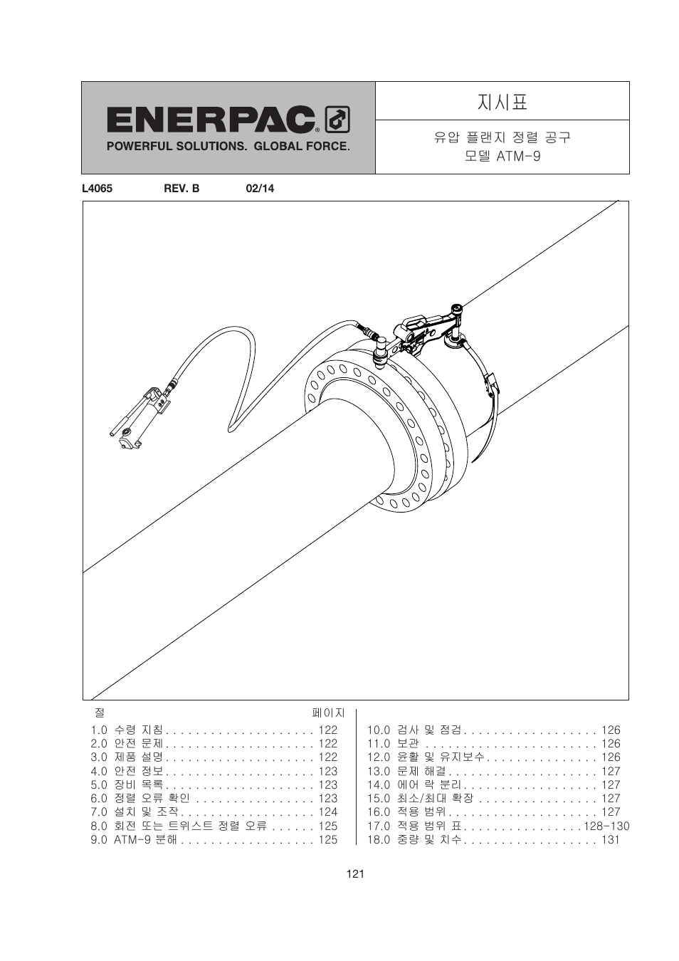 Enerpac ATM-9 User Manual | Page 121 / 136