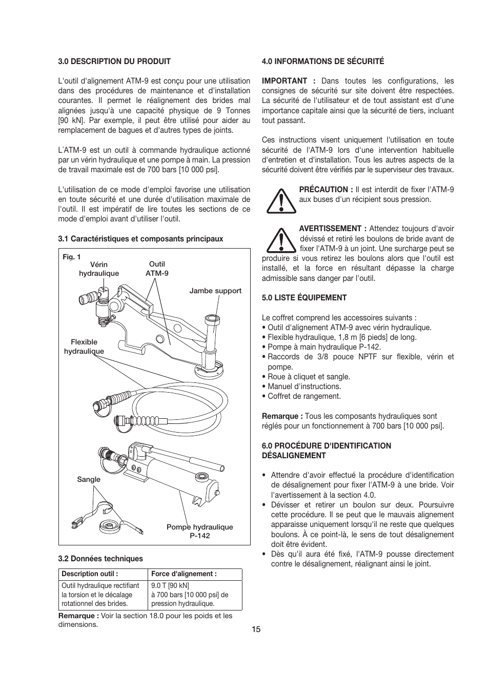 Enerpac ATM-9 User Manual | Page 15 / 136