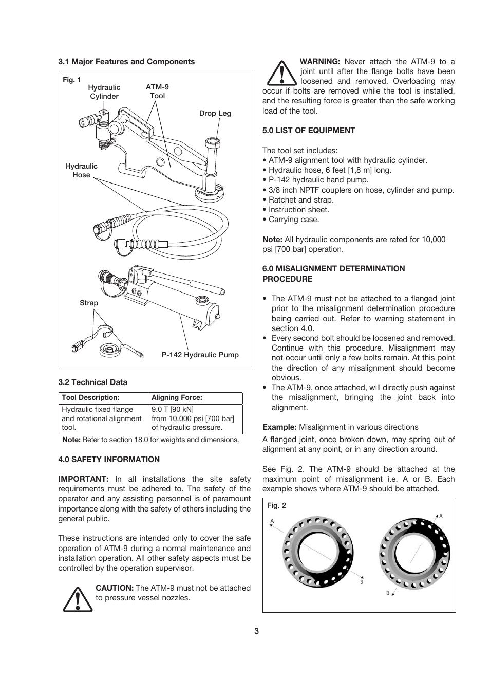 Enerpac ATM-9 User Manual | Page 3 / 136