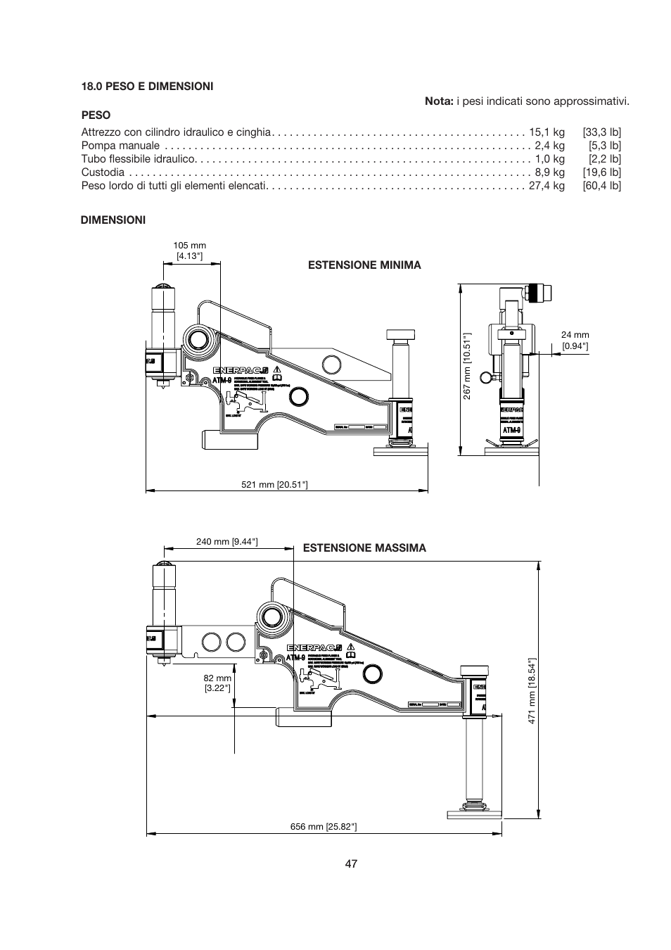 Enerpac ATM-9 User Manual | Page 47 / 136