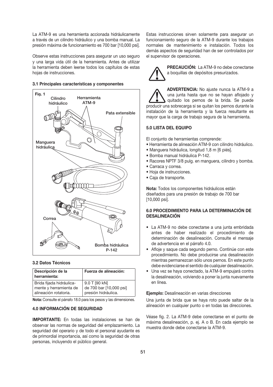 Enerpac ATM-9 User Manual | Page 51 / 136