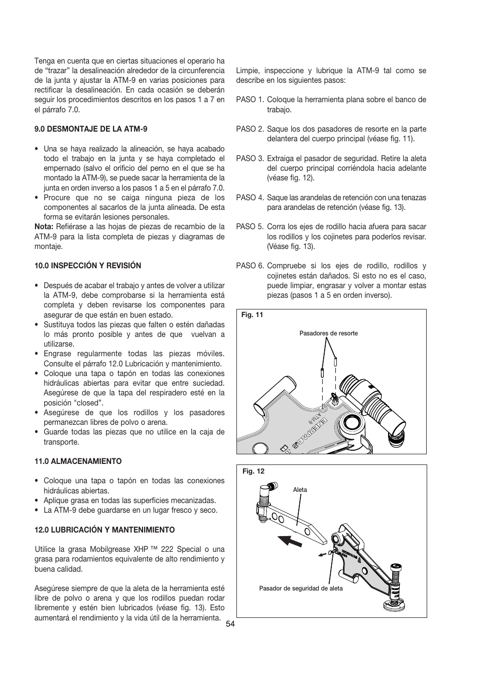 Enerpac ATM-9 User Manual | Page 54 / 136