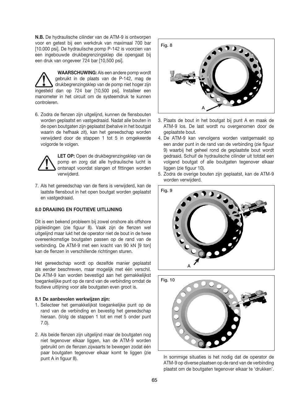 Enerpac ATM-9 User Manual | Page 65 / 136