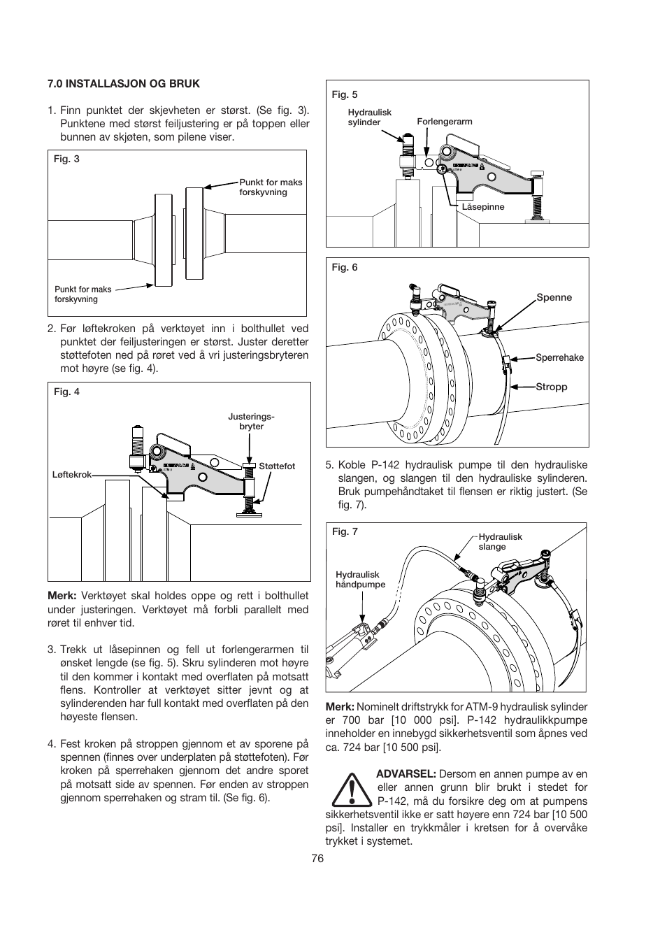 Enerpac ATM-9 User Manual | Page 76 / 136