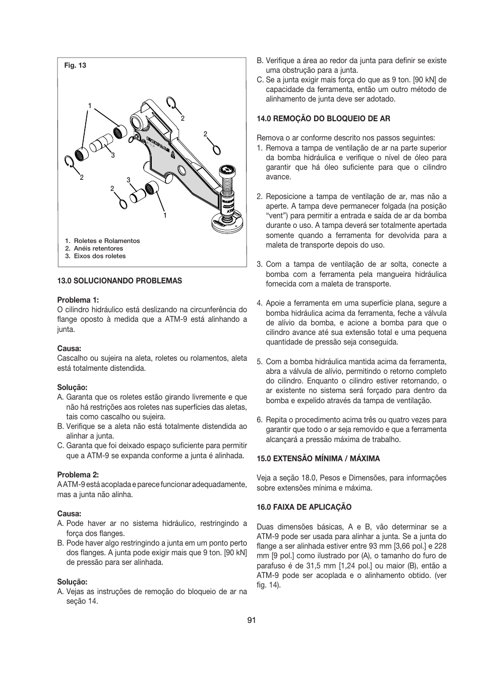 Enerpac ATM-9 User Manual | Page 91 / 136