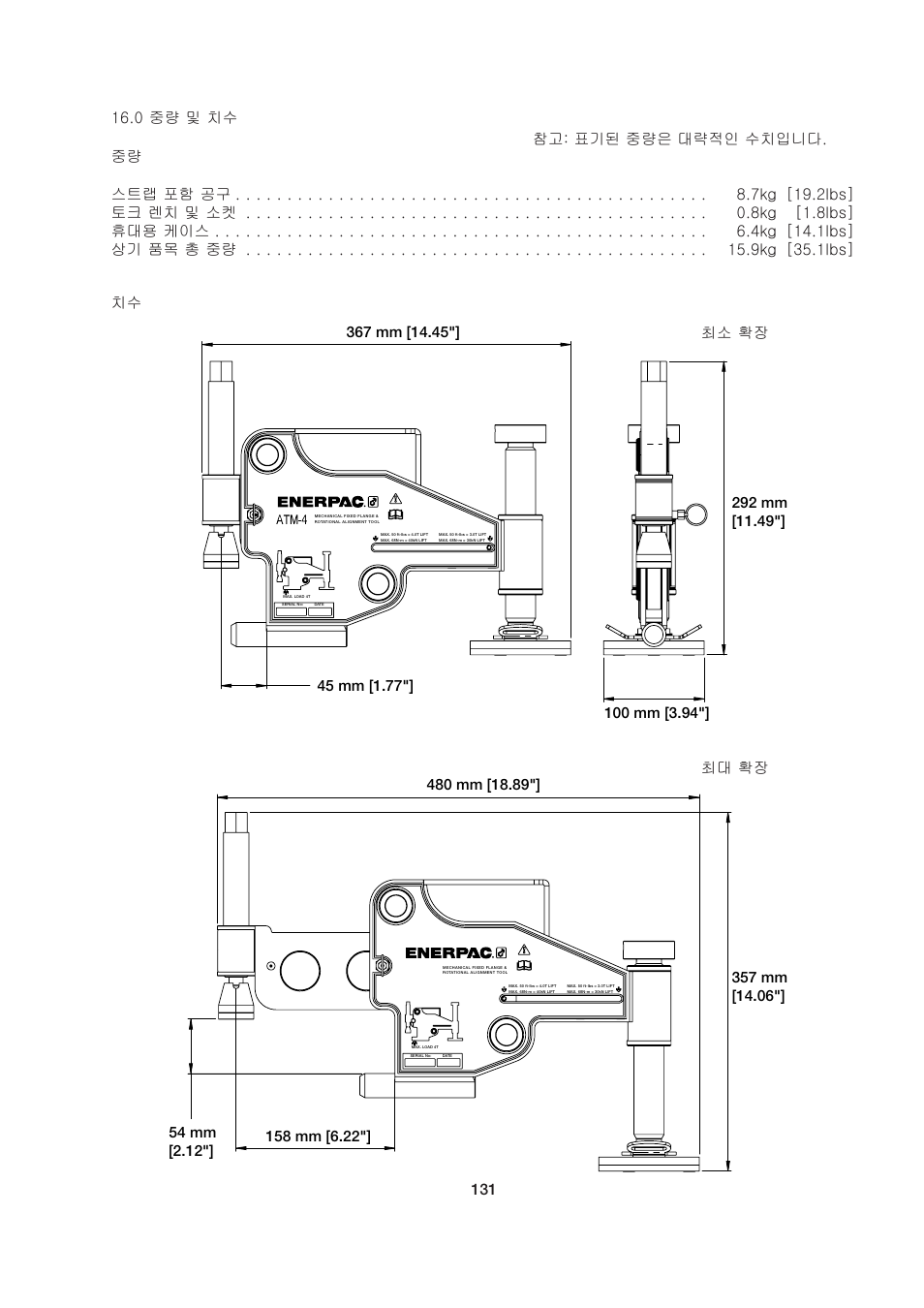 Enerpac ATM-4 User Manual | Page 131 / 136