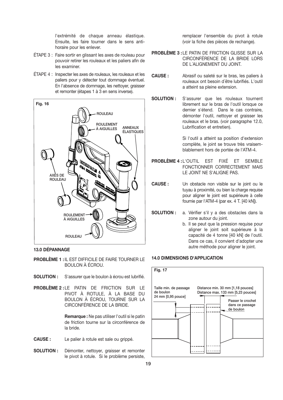 Enerpac ATM-4 User Manual | Page 19 / 136