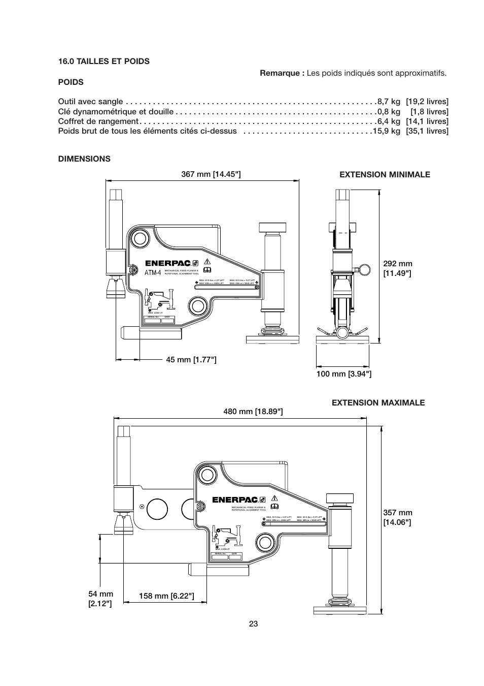 Enerpac ATM-4 User Manual | Page 23 / 136