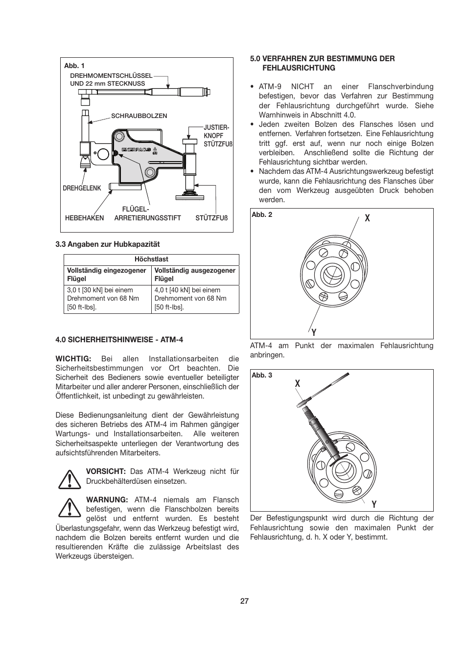 Enerpac ATM-4 User Manual | Page 27 / 136