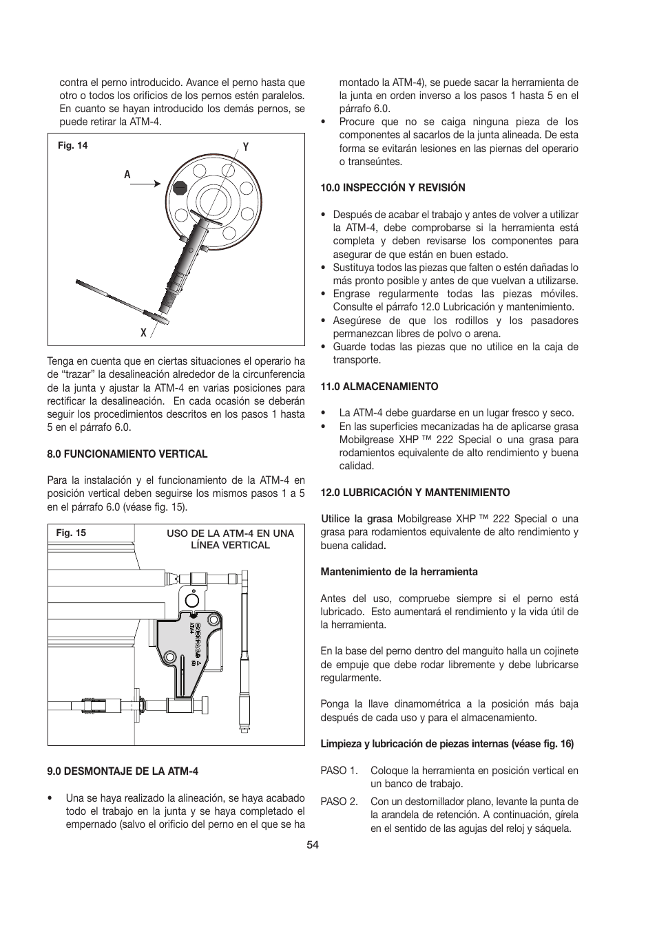 Enerpac ATM-4 User Manual | Page 54 / 136