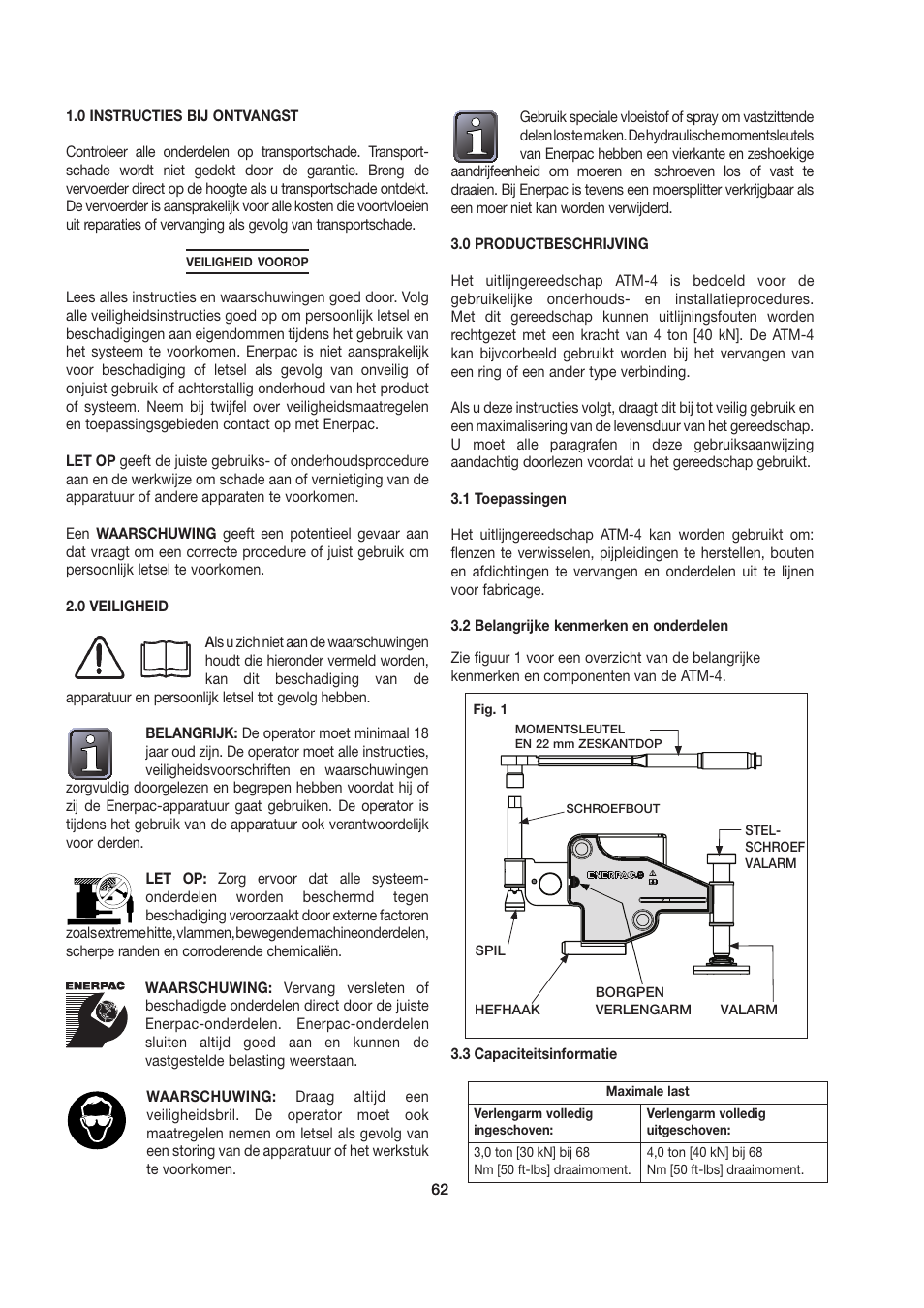 Enerpac ATM-4 User Manual | Page 62 / 136