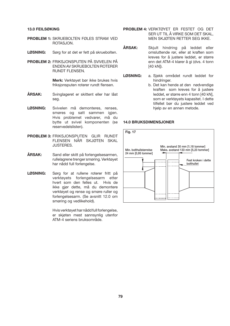 Enerpac ATM-4 User Manual | Page 79 / 136