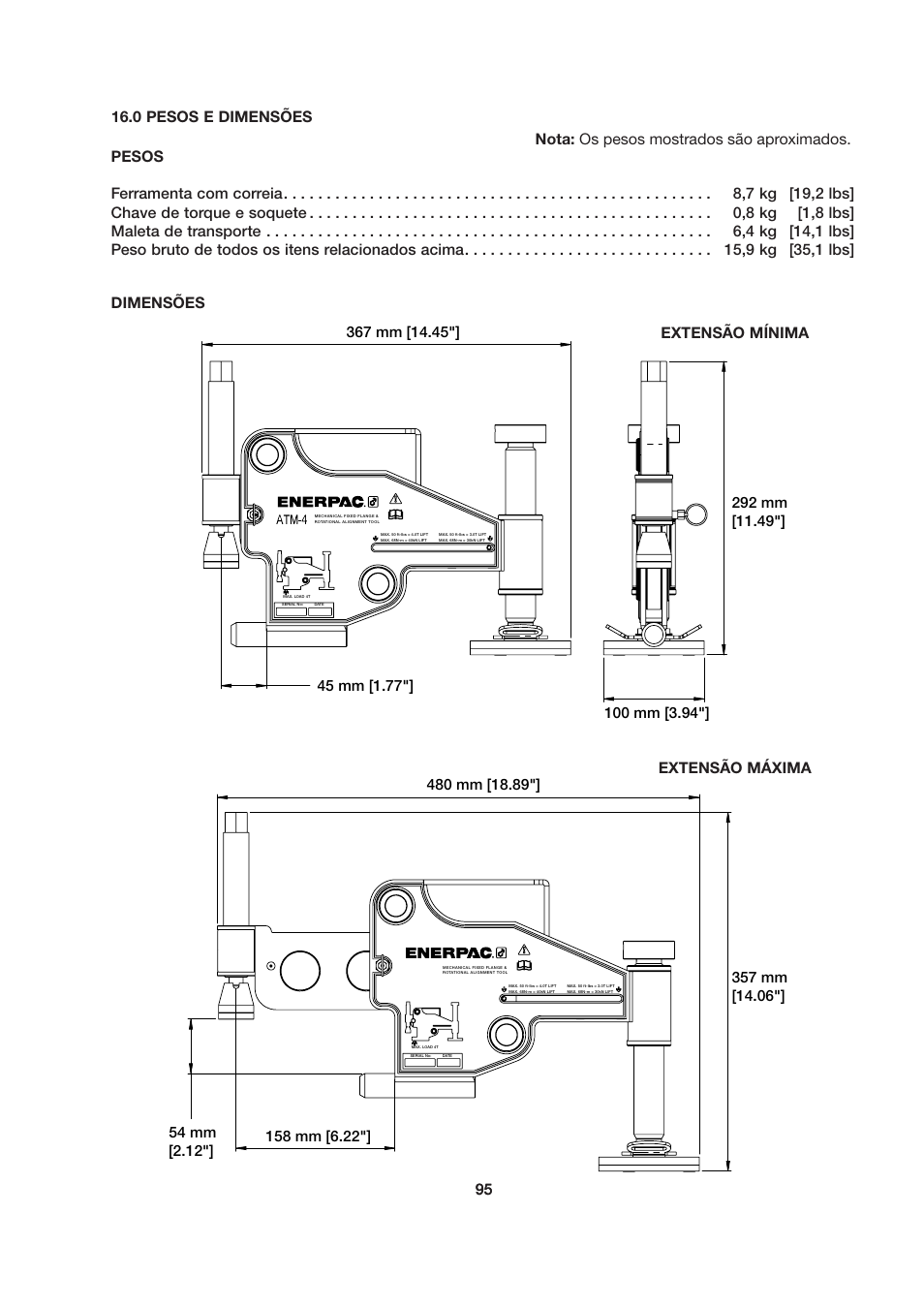 Enerpac ATM-4 User Manual | Page 95 / 136