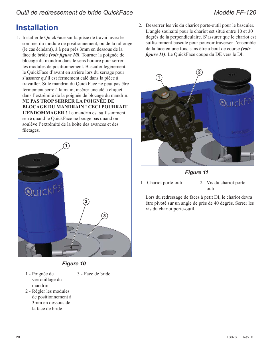 Qvwdoodwlrq, 2xwloghuhguhvvhphqwgheulgh4xlfn)dfh 0rgqoh)) | Enerpac FF-Series User Manual | Page 20 / 164