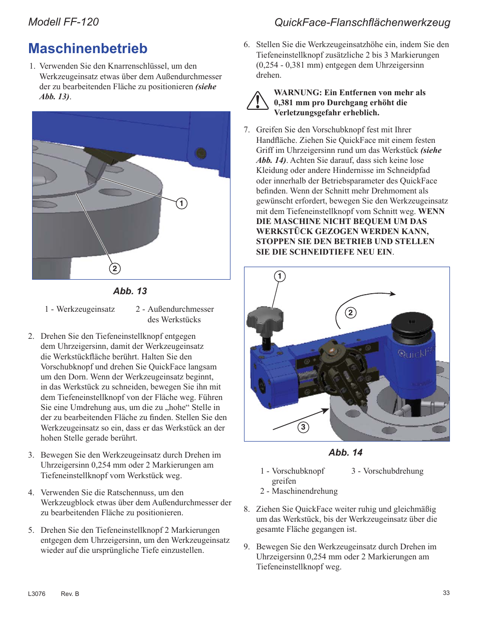 0dvfklqhqehwulhe, 4xlfn)dfh)odqvfkàlfkhqzhun]hxj, 0rghoo)) | Enerpac FF-Series User Manual | Page 33 / 164