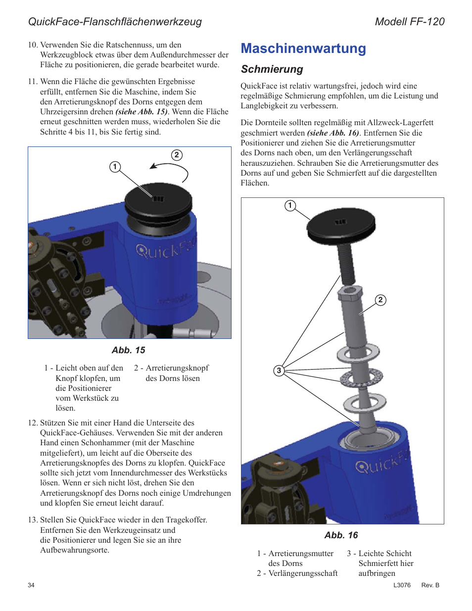 0dvfklqhqzduwxqj, 4xlfn)dfh)odqvfkàlfkhqzhun]hxj 0rghoo)), 6fkplhuxqj | Enerpac FF-Series User Manual | Page 34 / 164