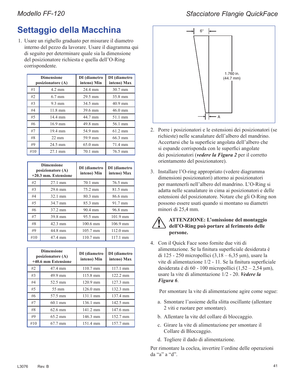 6hwwdjjlrghood0dffklqd, 6idffldwruh)odqjlh4xlfn)dfh, 0rghoor)) | Enerpac FF-Series User Manual | Page 41 / 164