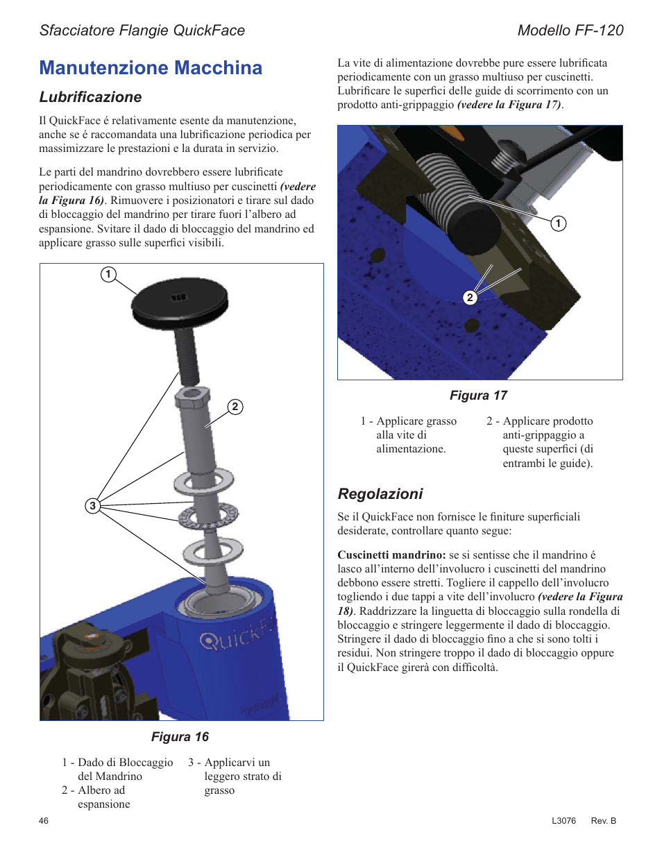 0dqxwhq]lrqh0dffklqd, 6idffldwruh)odqjlh4xlfn)dfh 0rghoor)), Xeul¿fd]lrqh | 5hjrod]lrql | Enerpac FF-Series User Manual | Page 46 / 164