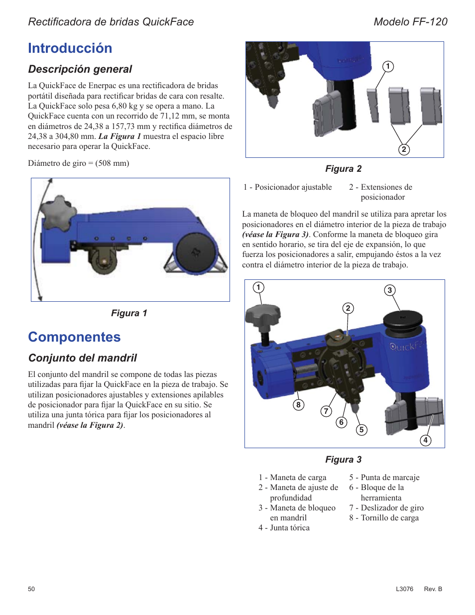 Qwurgxfflyq, Rpsrqhqwhv, 5hfwl¿fdgrudgheulgdv4xlfn)dfh 0rghor)) | Hvfulsflyqjhqhudo, Rqmxqwrghopdqgulo | Enerpac FF-Series User Manual | Page 50 / 164