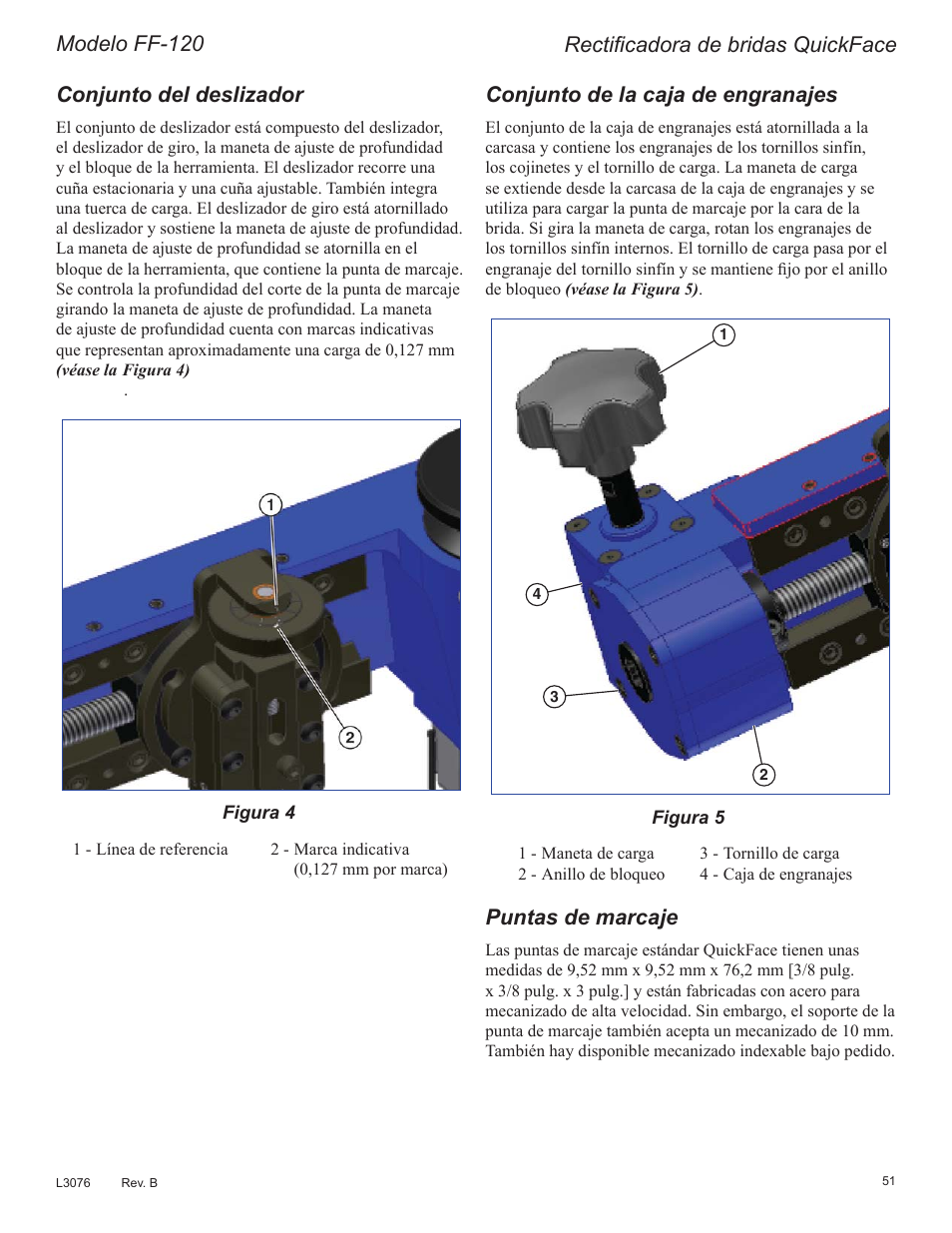 5hfwl¿fdgrudgheulgdv4xlfn)dfh, 0rghor)), Rqmxqwrghoghvol]dgru | Rqmxqwrghodfdmdghhqjudqdmhv, 3xqwdvghpdufdmh | Enerpac FF-Series User Manual | Page 51 / 164