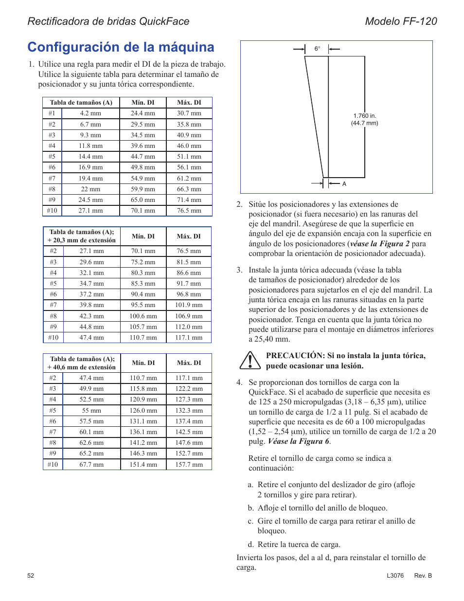 Rq¿jxudflyqghodpitxlqd, 5hfwl¿fdgrudgheulgdv4xlfn)dfh 0rghor)) | Enerpac FF-Series User Manual | Page 52 / 164