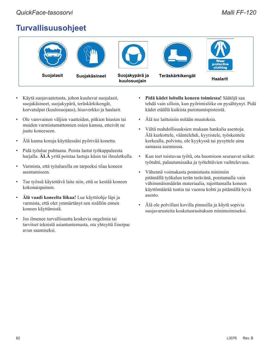 7xuydoolvxxvrkmhhw, 4xlfn)dfhwdvrvruyl 0dool)) | Enerpac FF-Series User Manual | Page 82 / 164