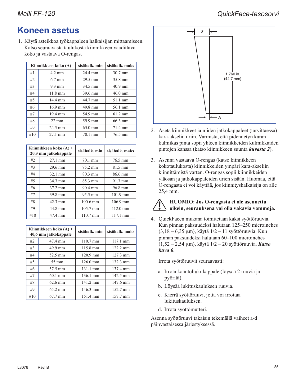 Rqhhqdvhwxv, 4xlfn)dfhwdvrvruyl, 0dool)) | Enerpac FF-Series User Manual | Page 85 / 164