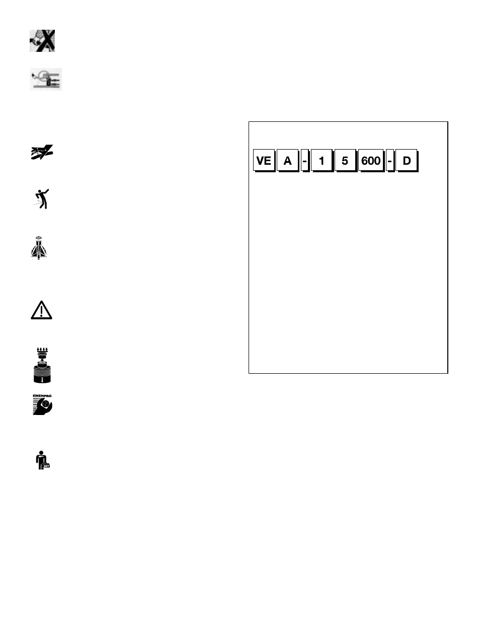 Enerpac VE-Series User Manual | Page 13 / 24