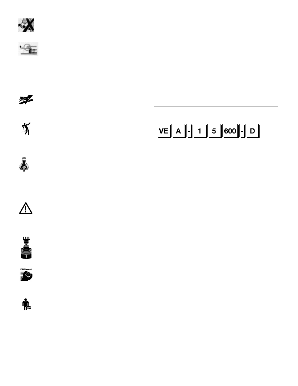 Enerpac VE-Series User Manual | Page 9 / 24