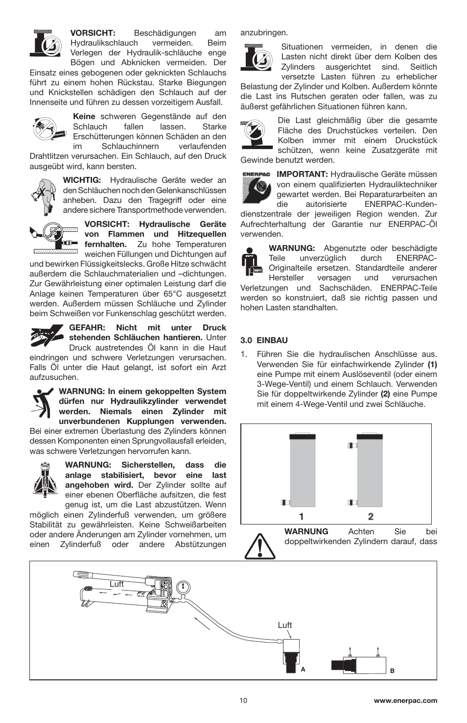 Enerpac RWH-Series User Manual | Page 10 / 52