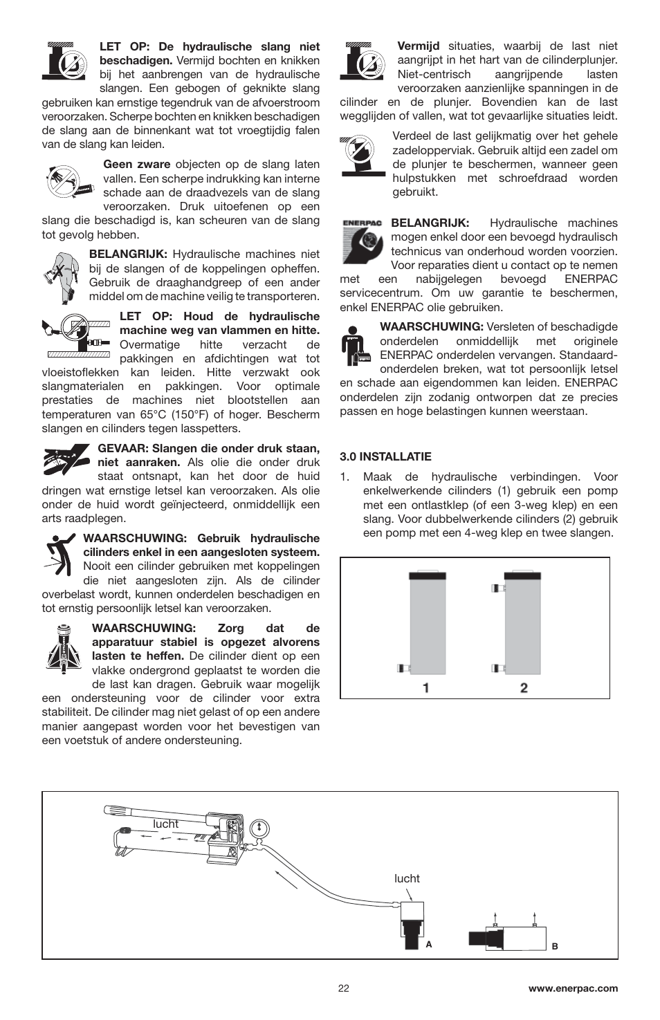 Enerpac RWH-Series User Manual | Page 22 / 52