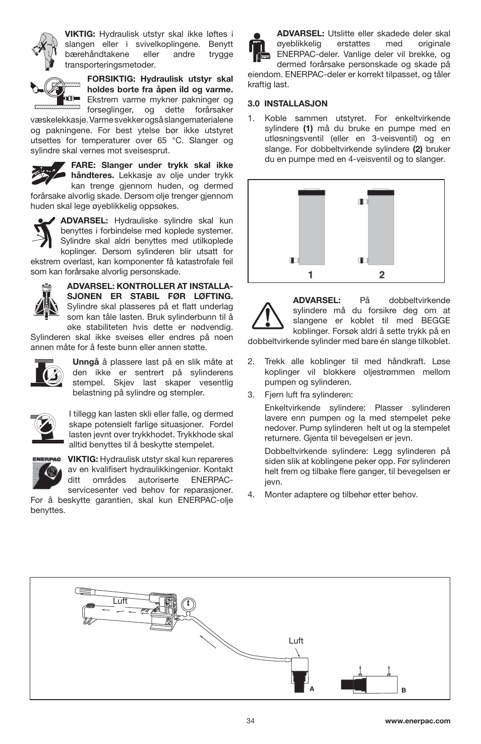 Enerpac RWH-Series User Manual | Page 34 / 52