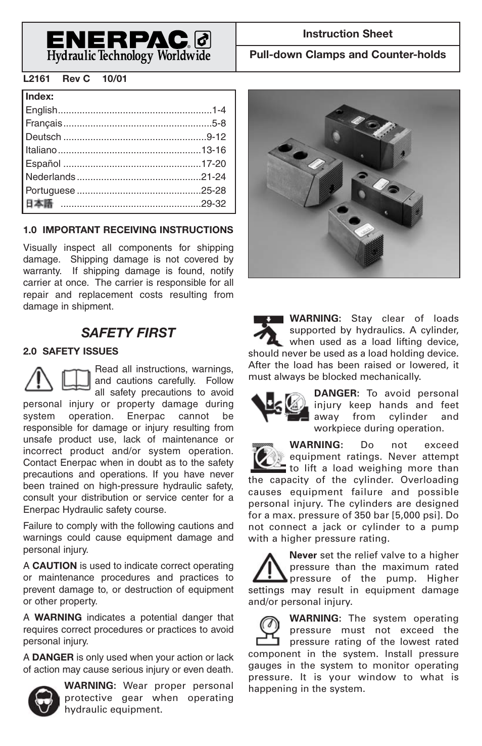 Enerpac ECM-Series User Manual | 36 pages