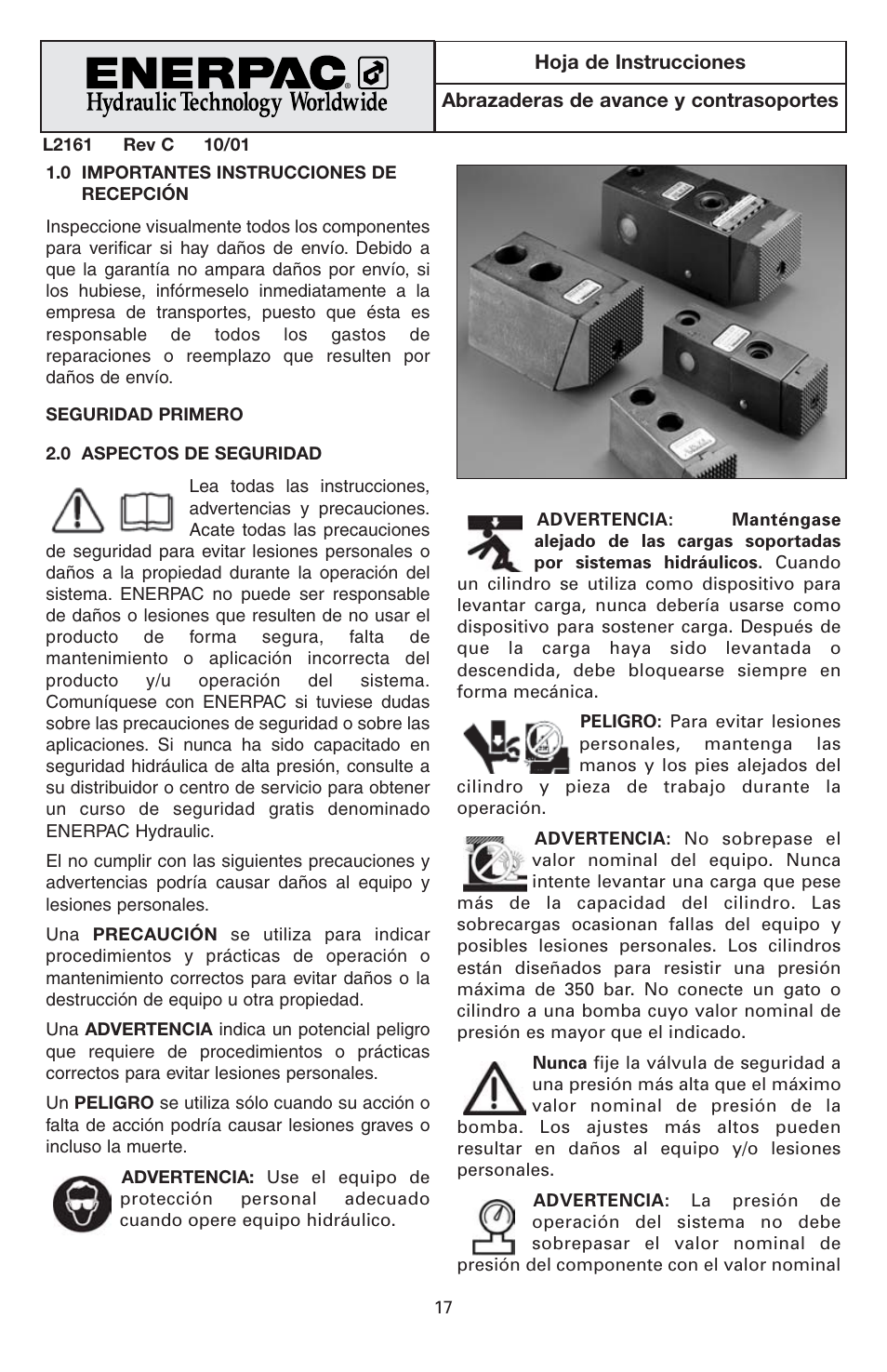 Enerpac ECM-Series User Manual | Page 17 / 36