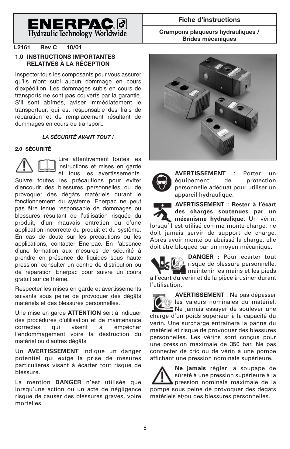 Enerpac ECM-Series User Manual | Page 5 / 36