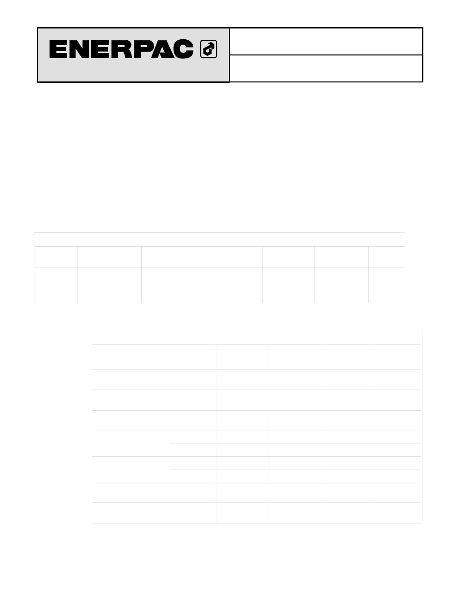 Bedienungsanleitungen zugzylinder--metrisch, Production automation, Wichtige anweisungen für die eingangskontrolle | Beschreibung, Technische daten | Enerpac PL-Series User Manual | Page 12 / 32