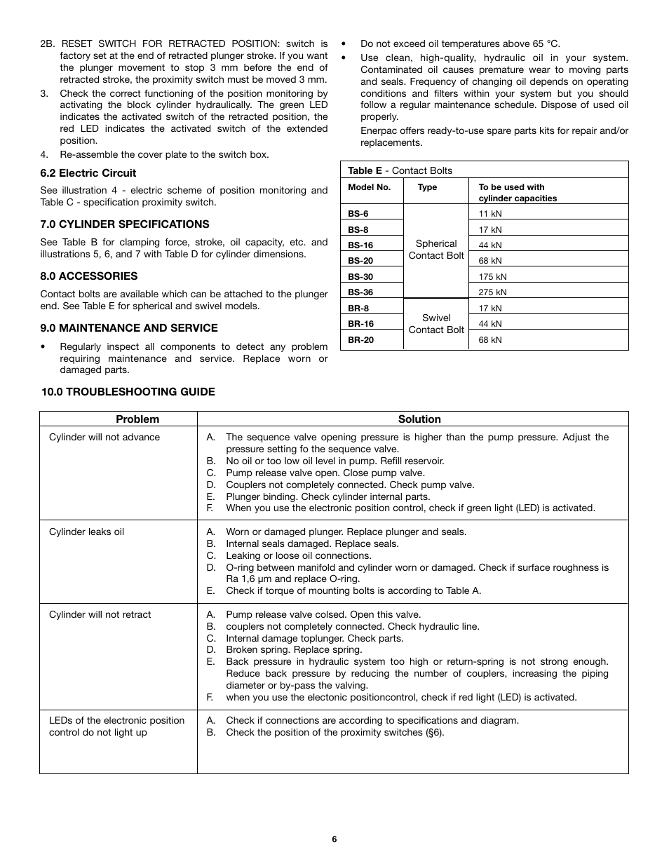 Enerpac BMS-Series User Manual | Page 6 / 32