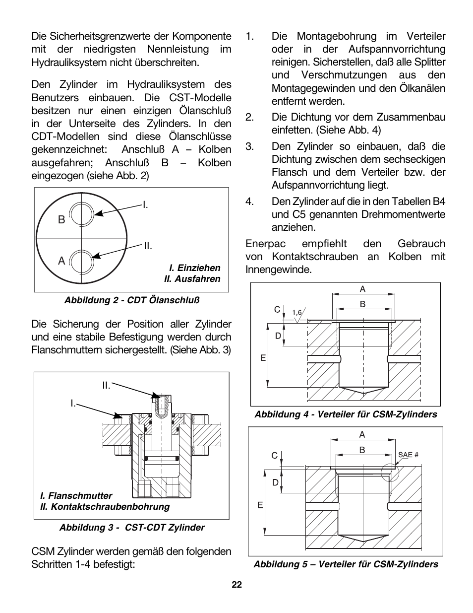 Enerpac CDT-Series User Manual | Page 22 / 66