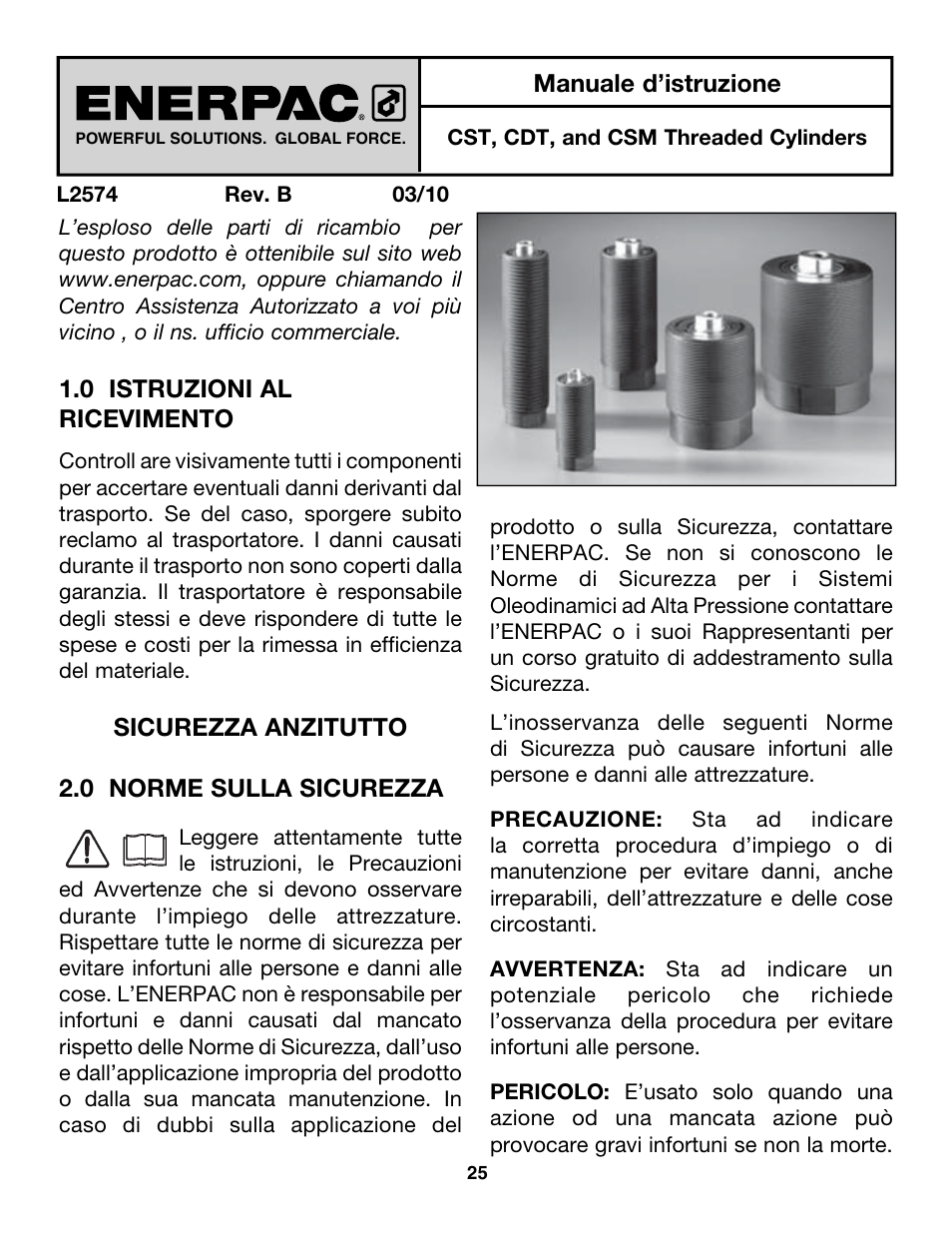 Enerpac CDT-Series User Manual | Page 25 / 66