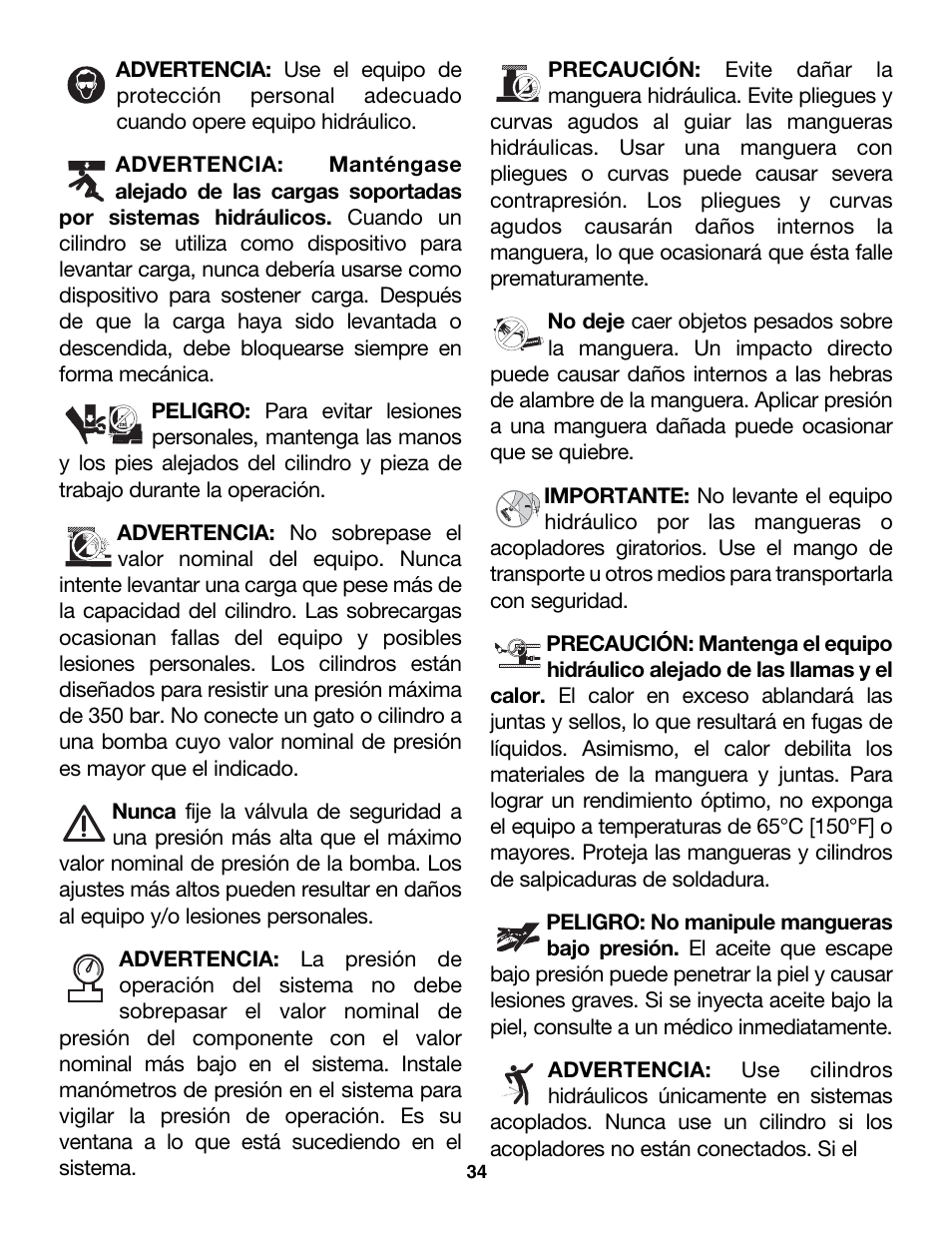 Enerpac CDT-Series User Manual | Page 34 / 66