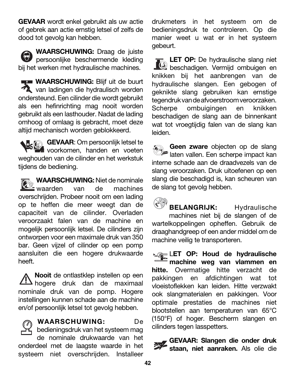 Enerpac CDT-Series User Manual | Page 42 / 66