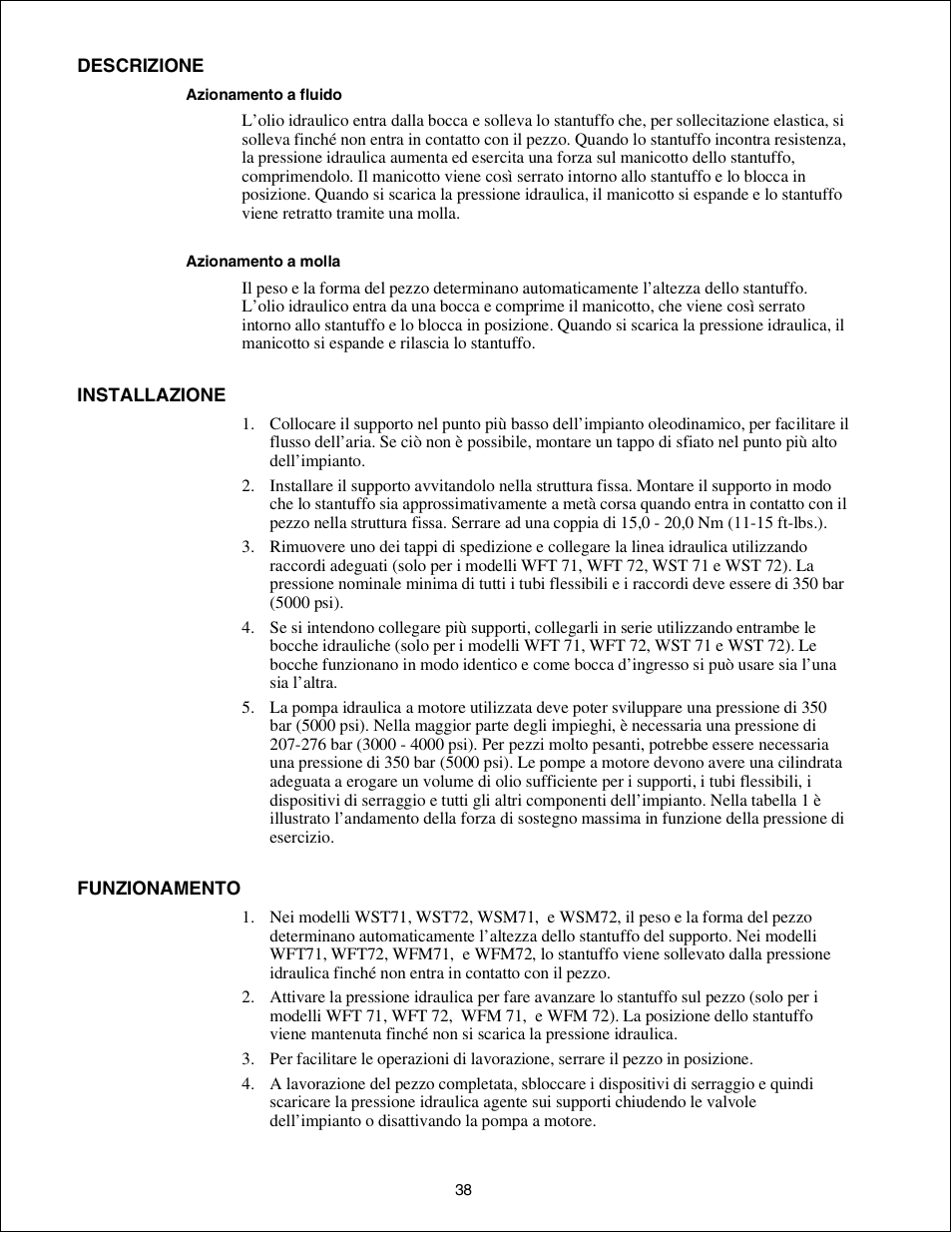 Enerpac WST-72 User Manual | Page 38 / 48