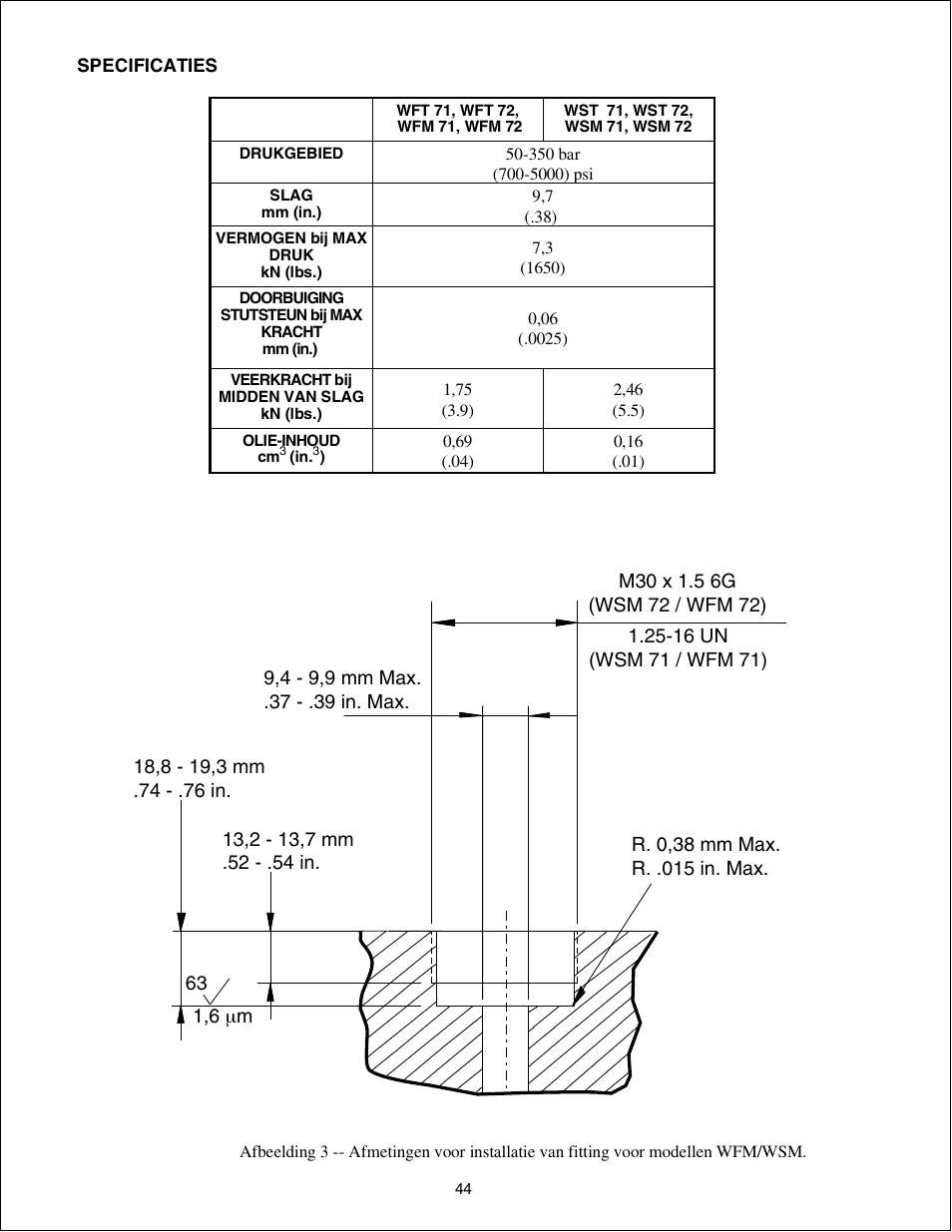 Enerpac WST-72 User Manual | Page 44 / 48