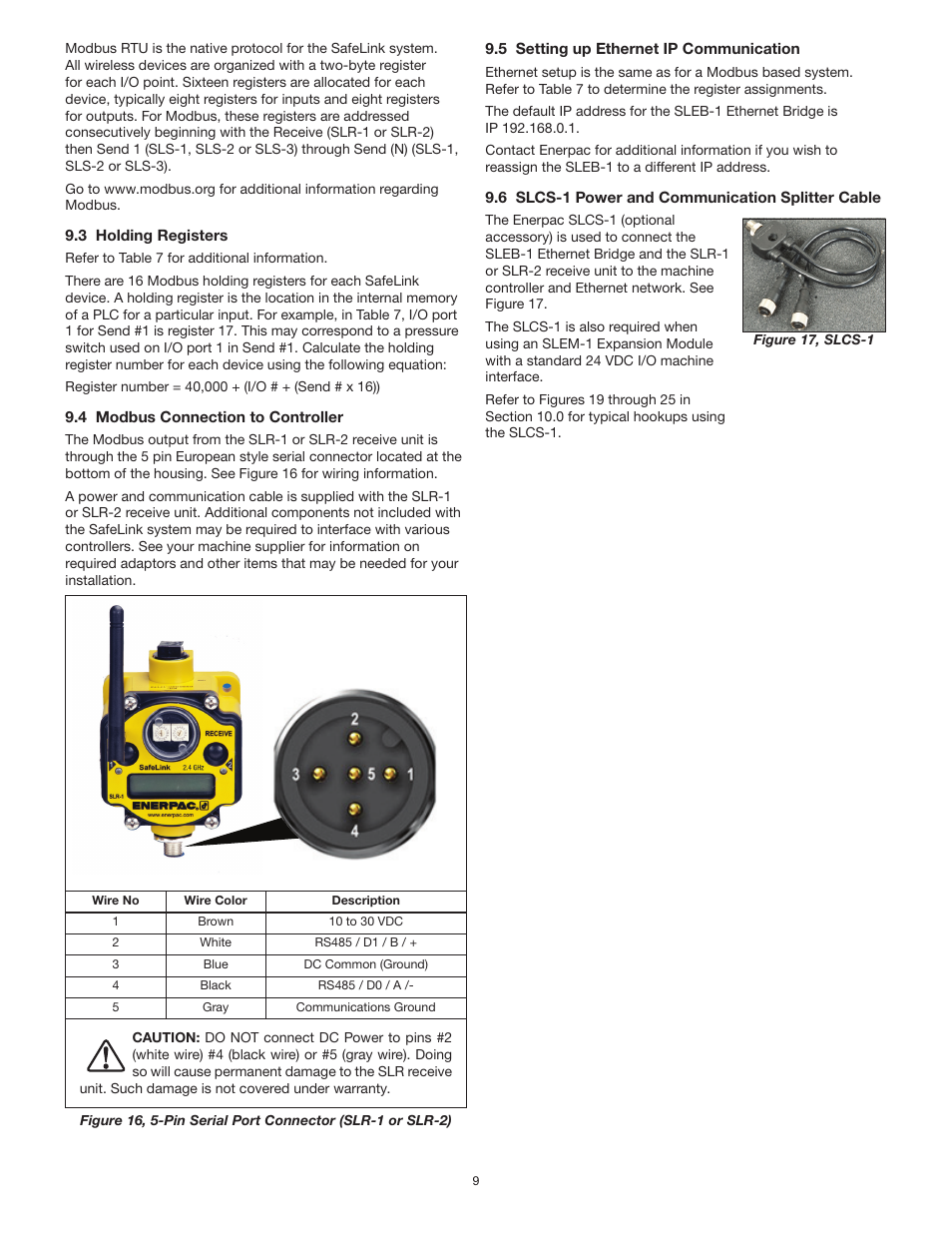 Enerpac SafeLink User Manual | Page 9 / 16