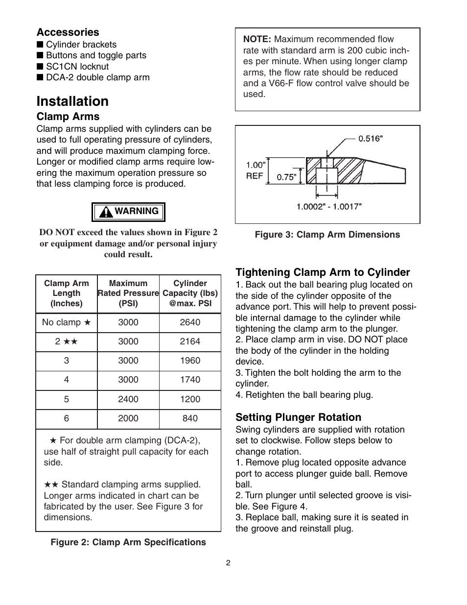 Installation | Enerpac SC-1 User Manual | Page 2 / 4